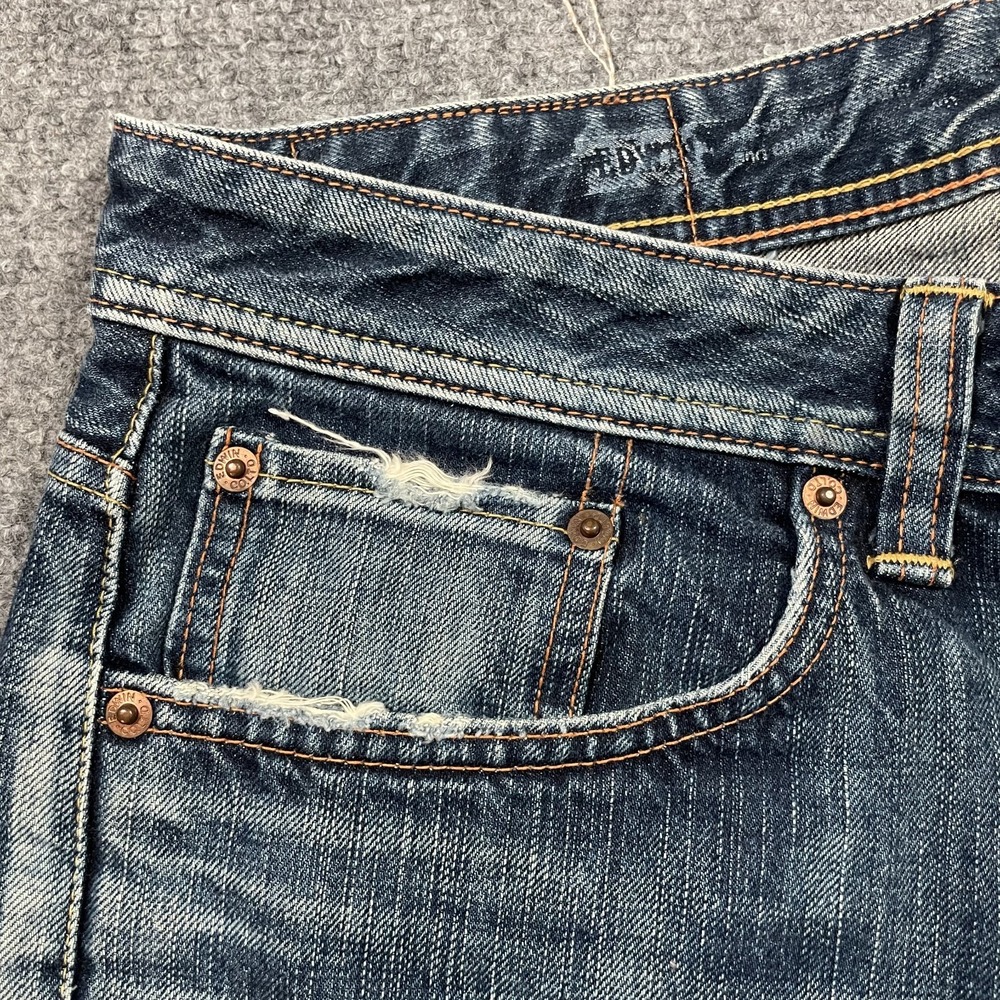 Edwin 511RV Rebel Vintage Jeans 34x33* Relaxed Fit Japanese Raw Denim Distressed - Picture 15 of 16